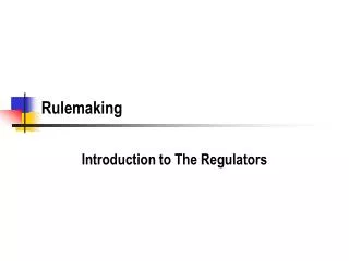 rulemaking