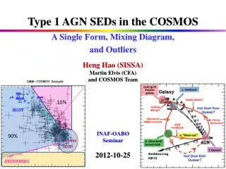 Type 1 AGN SEDs in the COSMOS A Single Form, Mixing Diagram, and Outliers