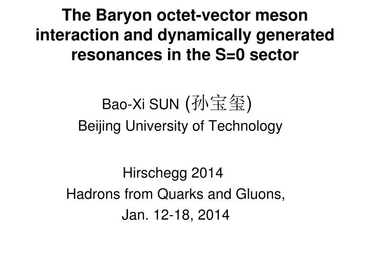 the baryon octet vector meson interaction and dynamically generated resonances in the s 0 sector