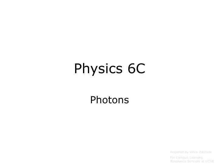 physics 6c