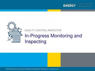 In-Progress Monitoring and Inspecting