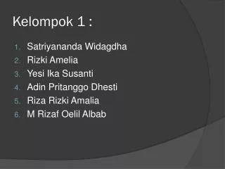 kelompok 1