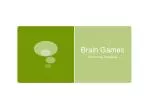 Brain Games - slide 1