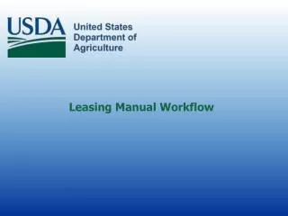 Leasing Manual Workflow
