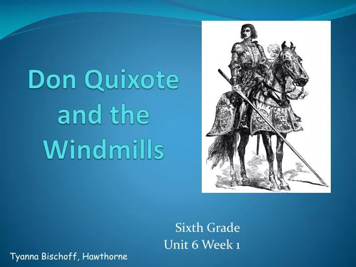 don quixote and the windmills