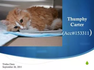 Thumphy Carter (Acc#153311 )