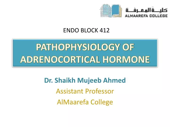pathophysiology of adrenocortical hormone