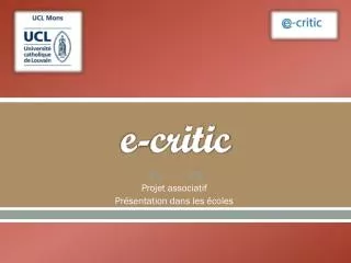 e critic