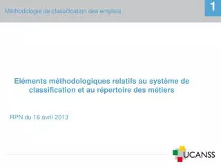 m thodologie de classification des emplois