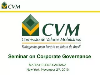 Seminar on Corporate Governance