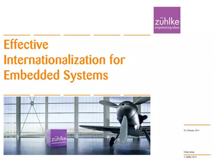 effective internationalization for embedded systems