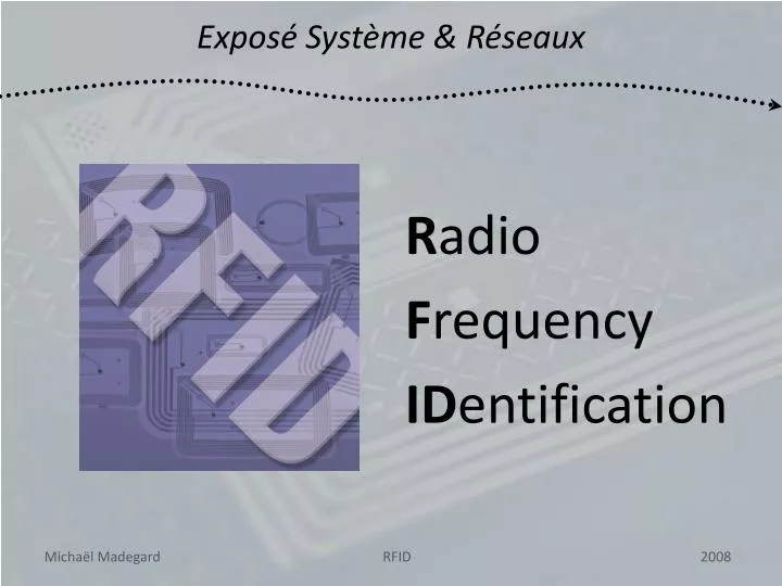 r adio f requency id entification
