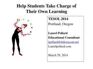 Help Students Take Charge of Their Own Learning