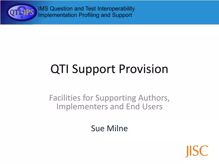 qti support provision