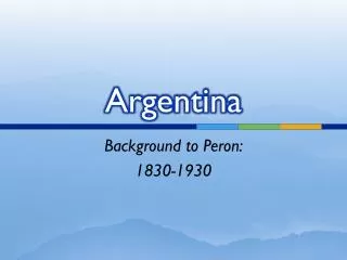 Argentina