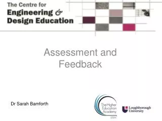 Assessment and Feedback