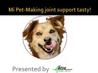Mi Pet-Making joint support tasty!