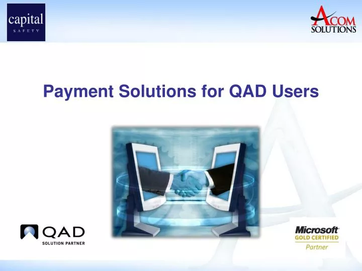 payment solutions for qad users