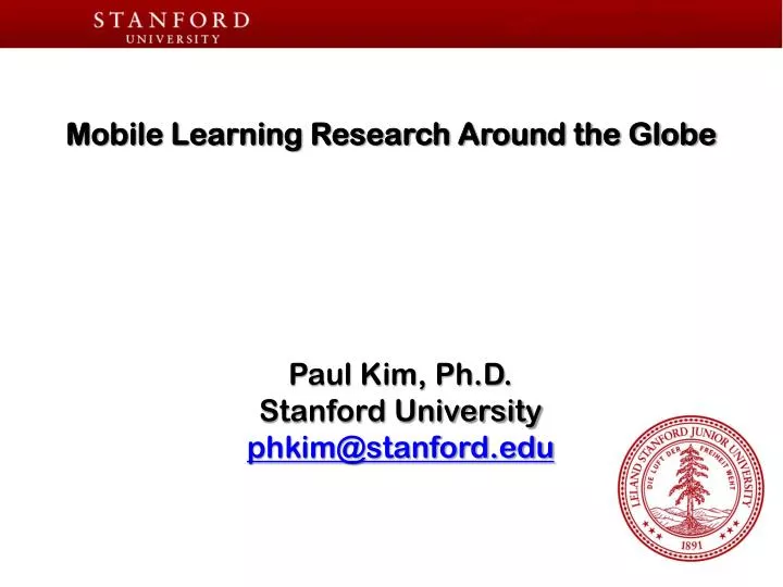mobile learning research around the globe