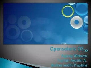 Opensolaris OS