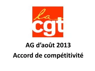 ag d ao t 2013 accord de comp titivit