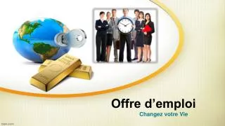 offre d emploi