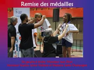 remise des m dailles
