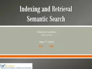 Indexing and Retrieval Semantic Search