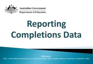 Reporting Completions Data