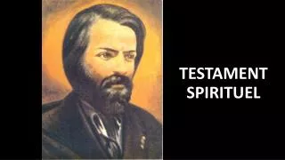 testament spirituel