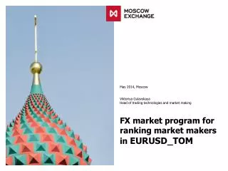 FX market program for ranking market makers in EURUSD_TOM