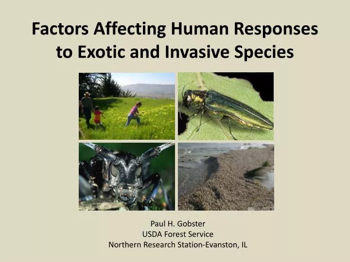 factors affecting human responses to exotic and invasive species