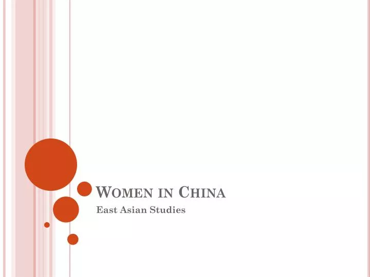 women in china