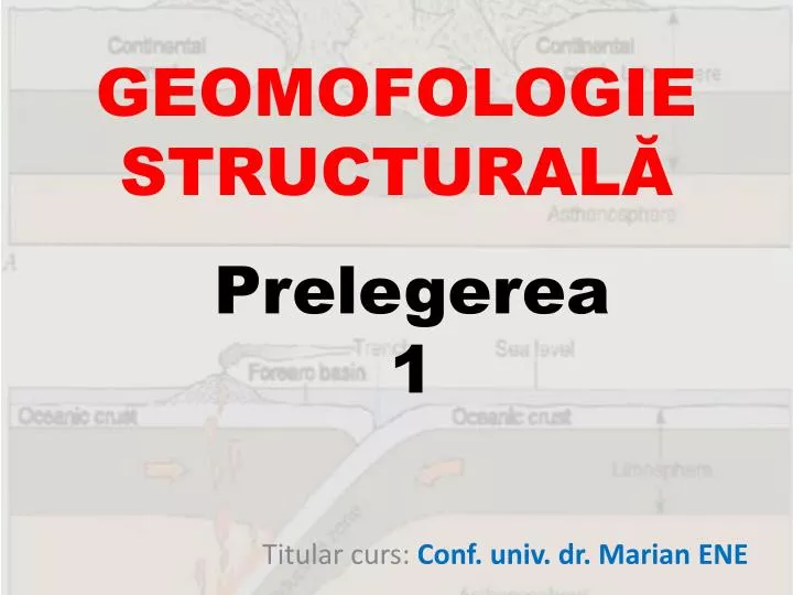 geomofologie structural