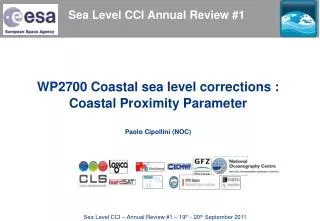 Sea Level CCI Annual Review #1
