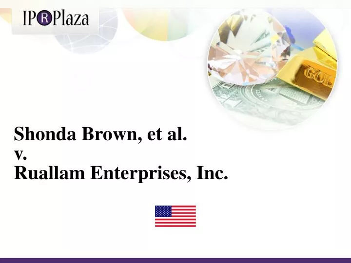 shonda brown et al v ruallam enterprises inc