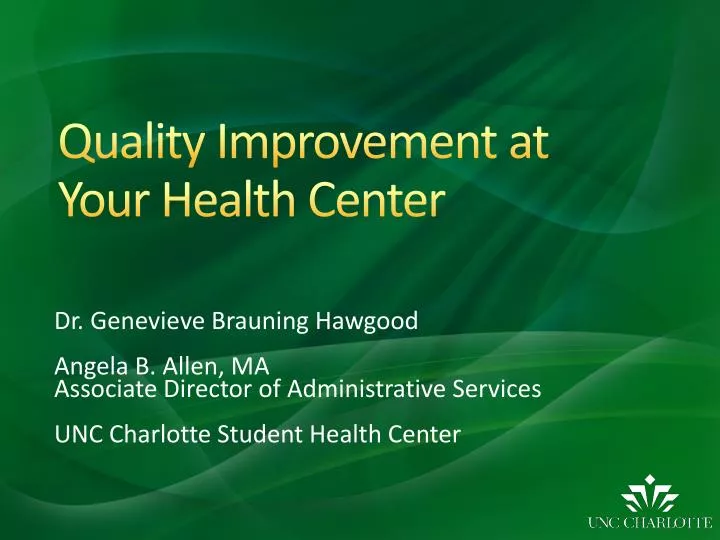 quality improvement at your health center