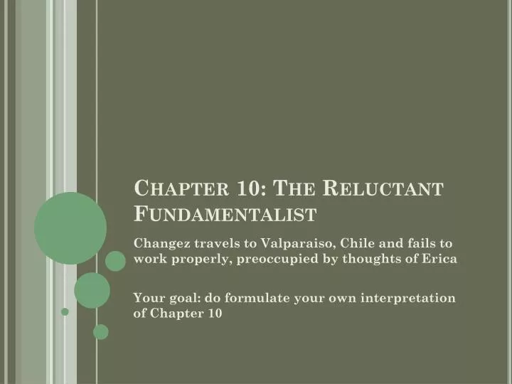 chapter 10 the reluctant fundamentalist