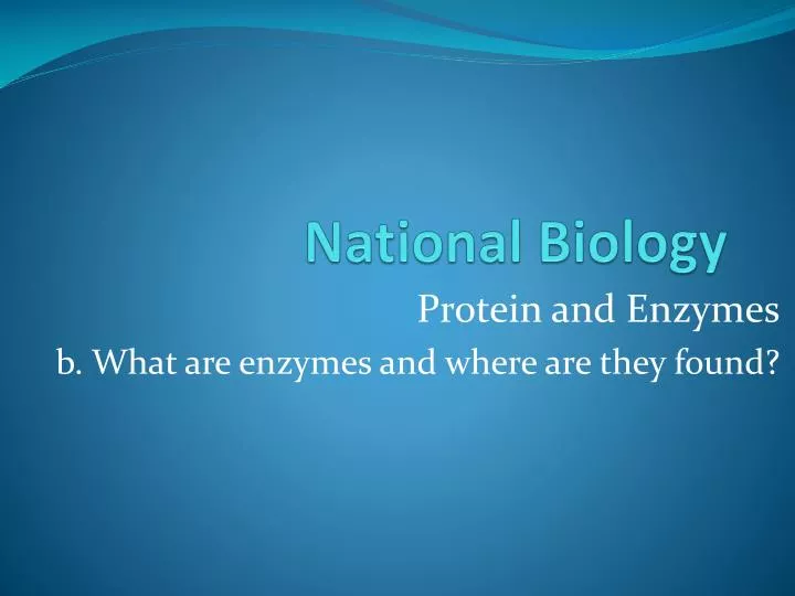 national biology