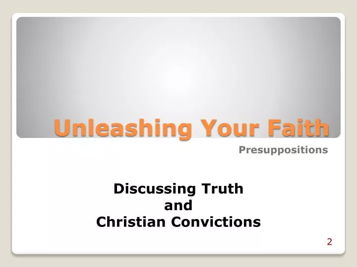 unleashing your faith