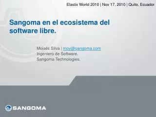 sangoma en el ecosistema del software libre