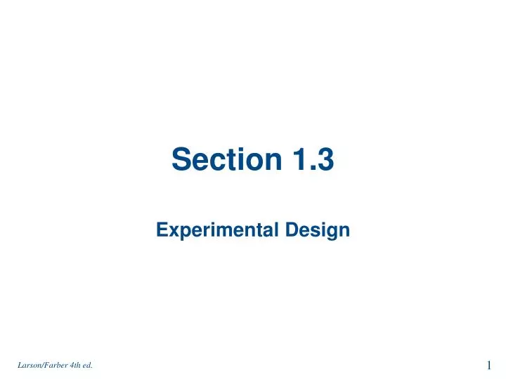 section 1 3