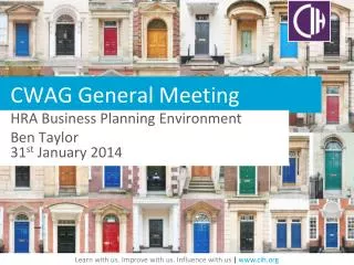 CWAG General Meeting