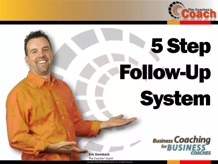 5 step follow up system