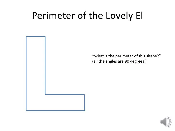 perimeter of the lovely el