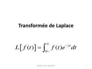 transform e de laplace