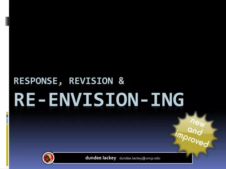 response revision re envision ing