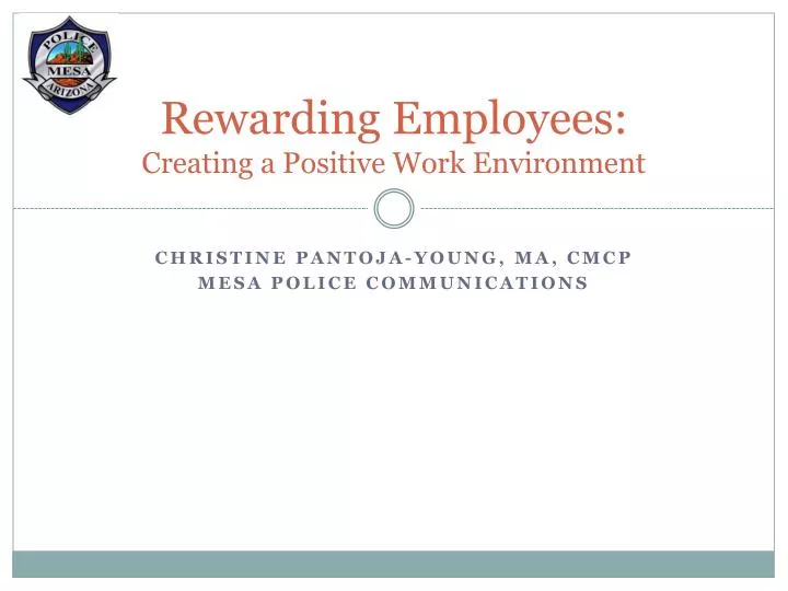 rewarding employees creating a positive work environment