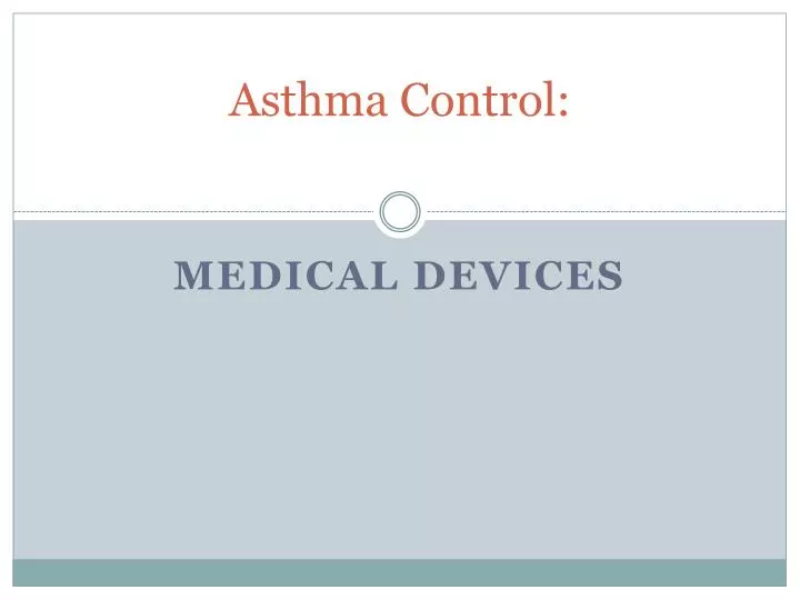asthma control