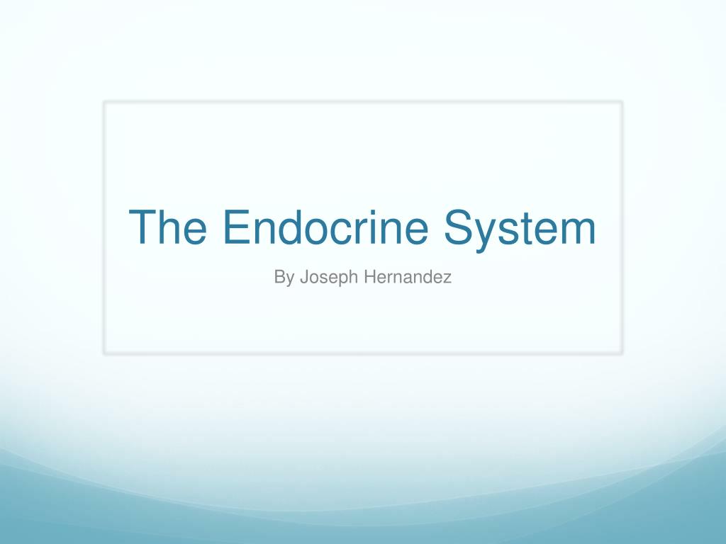 PPT - The Endocrine System PowerPoint Presentation, free download - ID ...